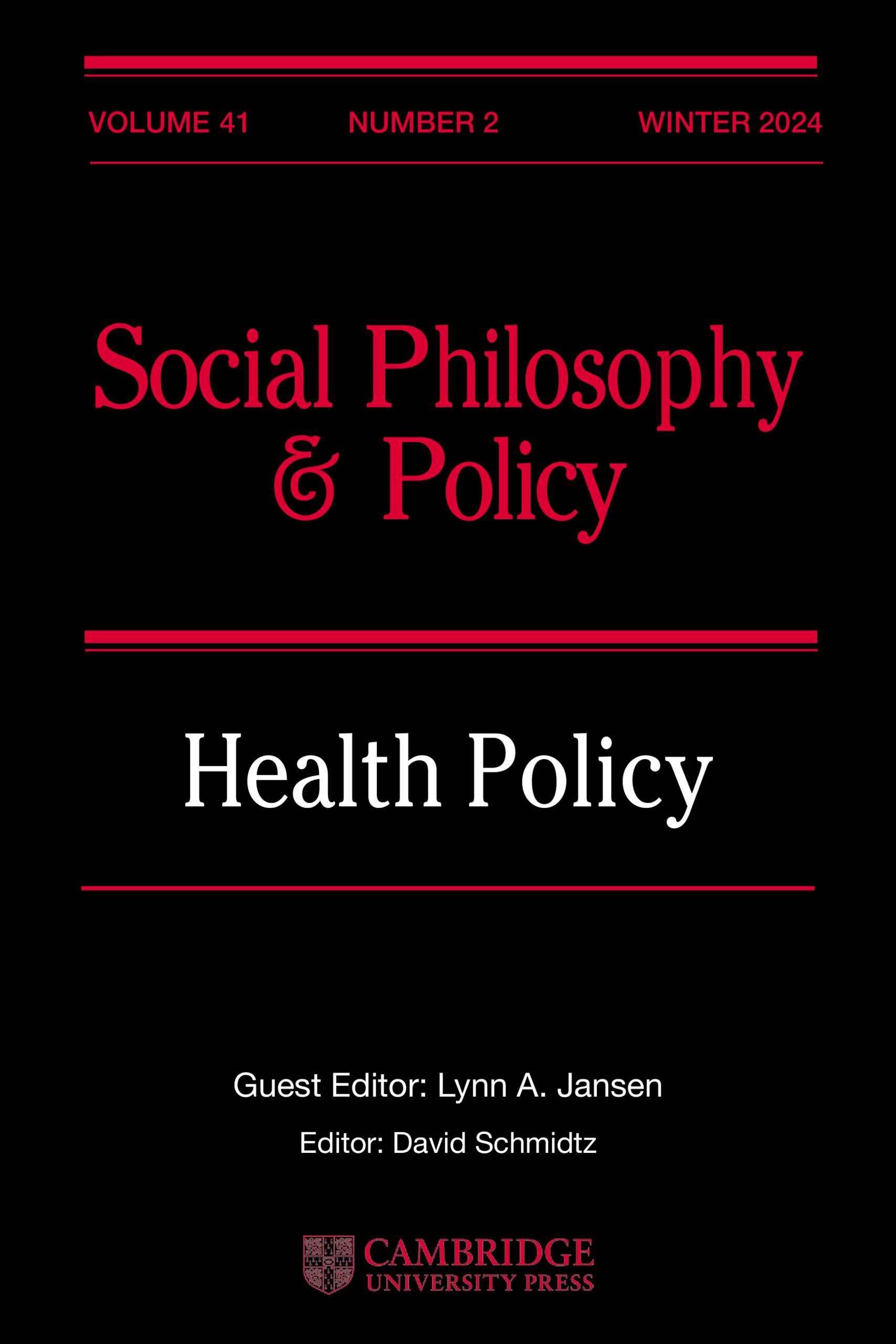 Social Philosophy and Policy